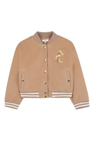 giubbotto in lana beige CHLOÉ KIDS | C20668231